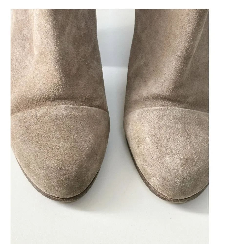 Rag & Bone Tan Suede Bootie Margot Size 38.5/8.5